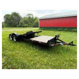 ABU Trailer with Dual Axle and Wood Deck