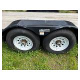 ABU Trailer with Dual Axle and Wood Deck
