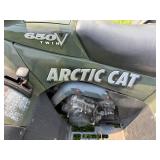 Arctic Cat 650 V-Twin ATV with Tow Hitch