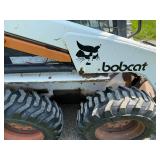 Used Bobcat Skid Steer Loader with Bucket Attachment