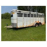 Kiefer Horse Livestock Trailer with Dual Axle - Used