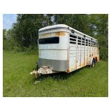 Kiefer Horse Livestock Trailer with Dual Axle - Used