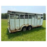 Kiefer Horse Livestock Trailer with Dual Axle - Used