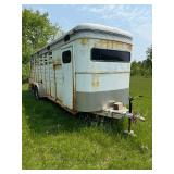 Kiefer Horse Livestock Trailer with Dual Axle - Used