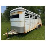 Kiefer Horse Livestock Trailer with Dual Axle - Used
