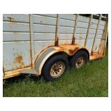 Kiefer Horse Livestock Trailer with Dual Axle - Used