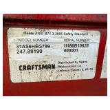 Used Craftsman Snow Blower with Enclosure
