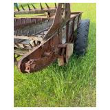 Antique Metal and Wood Manure Spreader