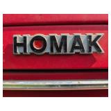 Homak 5-Drawer Red Tool Box with Assorted Tools