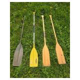Set of Canoe Paddles from Shoreline Marine, Seasense, and Caviness