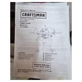 Craftsman 10-Inch Table Saw with Stand and Accessories