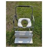 Set of Medical Equipment Chairs including Shower and Commode Chairs