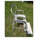 Set of Medical Equipment Chairs including Shower and Commode Chairs