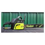 Poulan 14" Gas Chain Saw P3314 with Carry Case