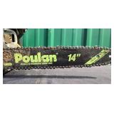 Poulan 14" Gas Chain Saw P3314 with Carry Case