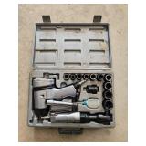 Set of Air Impact Wrench and Ratchet with Socket Set