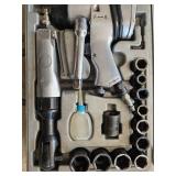 Set of Air Impact Wrench and Ratchet with Socket Set