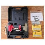 Tool Shop 18 Gauge Brad Nailer Kit with Staples and Carrying Case