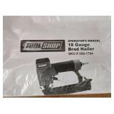 Tool Shop 18 Gauge Brad Nailer Kit with Staples and Carrying Case