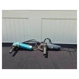 Set of 2 Angle Grinders - Makita 9514B & Chicago Electric