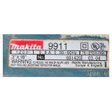 Used Makita 9911 Belt Sander with Dust Bag