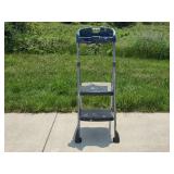 Used Cosco Three-Step Folding Ladder