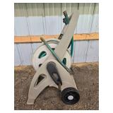 Used Hose Reel Cart with Durable Swivel Handle