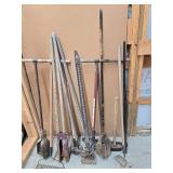 Collection of Various Garden and Landscaping Tools