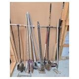 Collection of Various Garden and Landscaping Tools