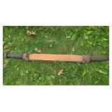 Antique Wooden Wagon Wheels and Axle Set