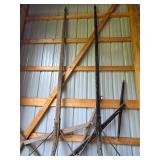 Lot of Vintage Horse-Drawn Cultivator Plows