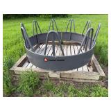 CountyLine Metal Round Bale Feeder for Livestock