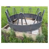 CountyLine Metal Round Bale Feeder for Livestock