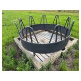 CountyLine Metal Round Bale Feeder for Livestock