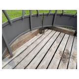 CountyLine Metal Round Bale Feeder for Livestock