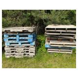 Lot of Wooden Pallets