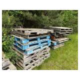 Lot of Wooden Pallets