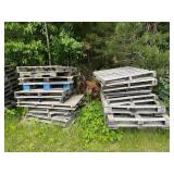 Lot of Wooden Pallets