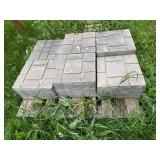Set of Interlocking Concrete Paver Stones