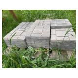 Set of Interlocking Concrete Paver Stones