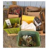 Assorted Lot of Farm and Home Supplies including Tools and Equipment