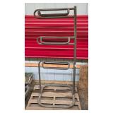 Metal Saddle Rack Stand for Horse Barn Storage