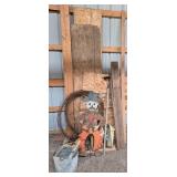 Collection of Vintage Metal Decor and Fencing Materials