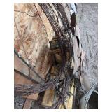 Collection of Vintage Metal Decor and Fencing Materials