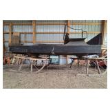 Antique Wooden Horse-Drawn Sleigh with Iron Runners