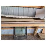 Assorted Building Materials with Plywood and Lumber