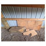 Assorted Building Materials with Plywood and Lumber