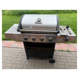 Used Savor Pro Gas Grill with Side Burner and Accessories