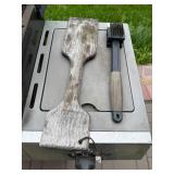 Used Savor Pro Gas Grill with Side Burner and Accessories