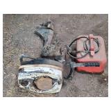 Ted Williams Vintage Outboard Motor with Fuel Tank